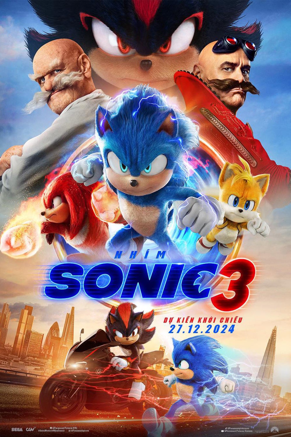 Nhím Sonic 3 Sonic The Hedgehog 3