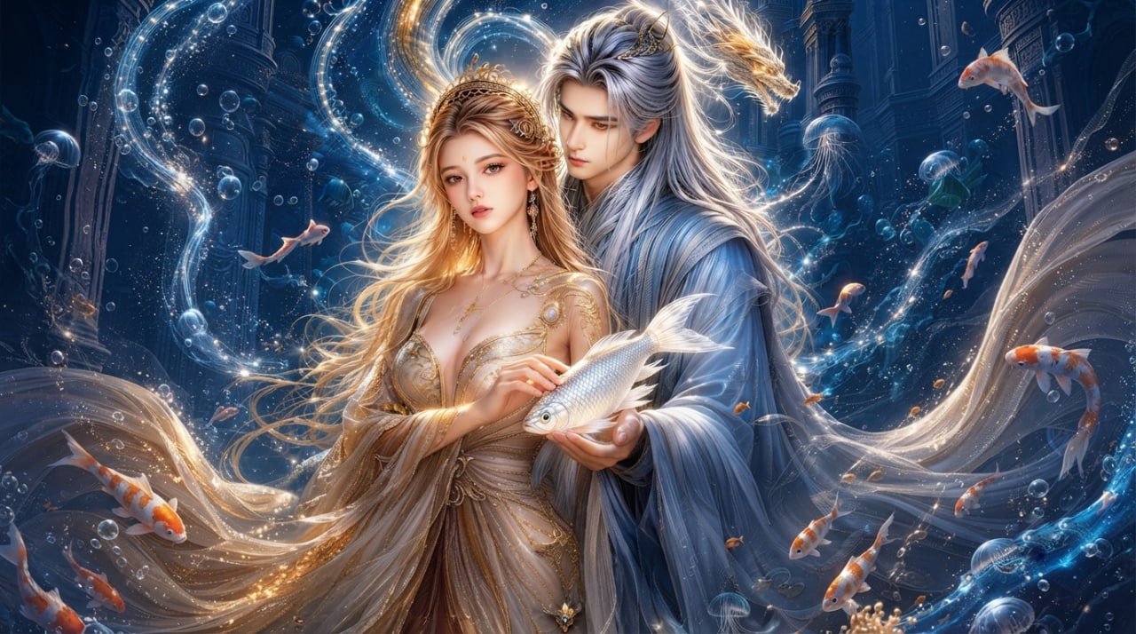 Cá Chép Trắng Vượt Vũ Môn - Koi Princess Had a Dragon Baby