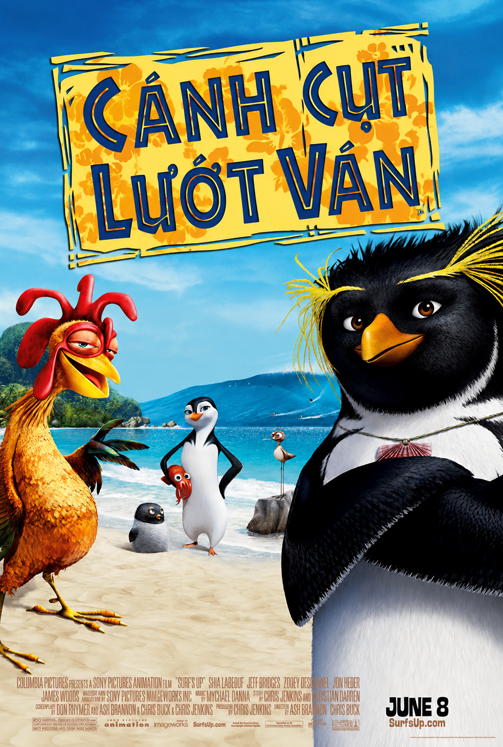 Cánh Cụt Lướt Ván Surf's Up