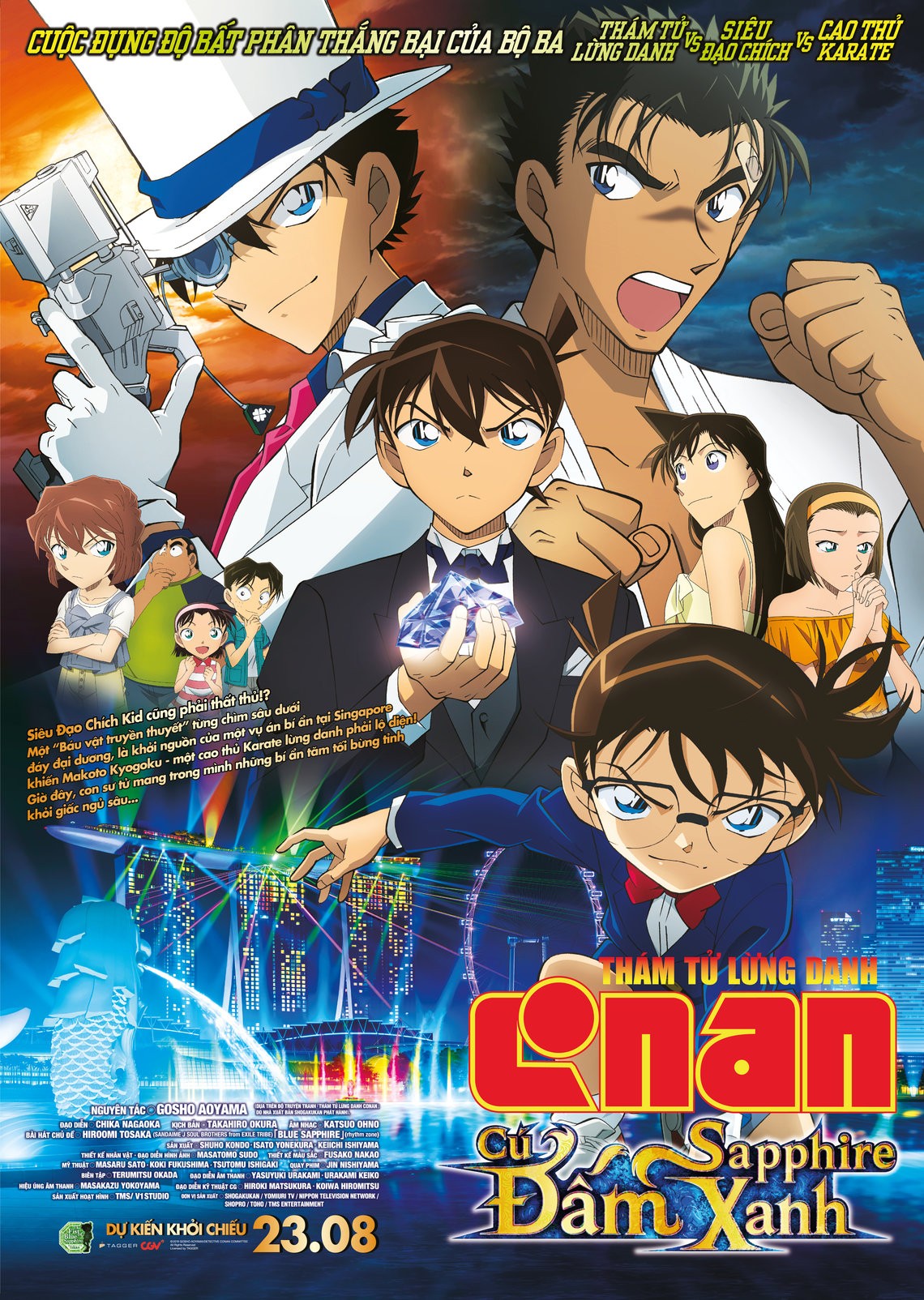 Thám Tử Lừng Danh Conan: Cú Đấm Shapphire Xanh Detective Conan: The Fist of Blue Sapphire