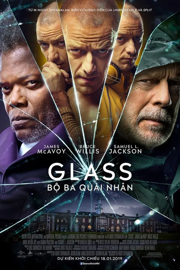 Bộ Ba Quái Nhân Glass